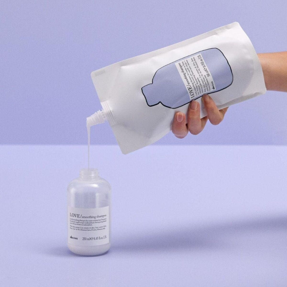 Davines LOVE Smooth Shampoo Refill Pouch 500ml