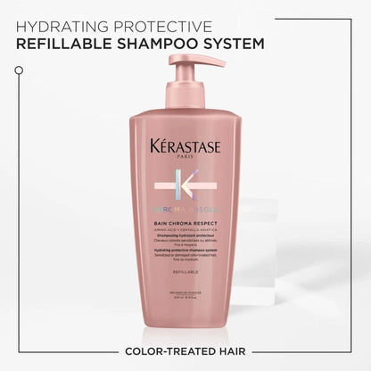 Kérastase Chroma Absolu Sulfate-Free Hydrating Protective Shampoo (Thin Hair) 500ml
