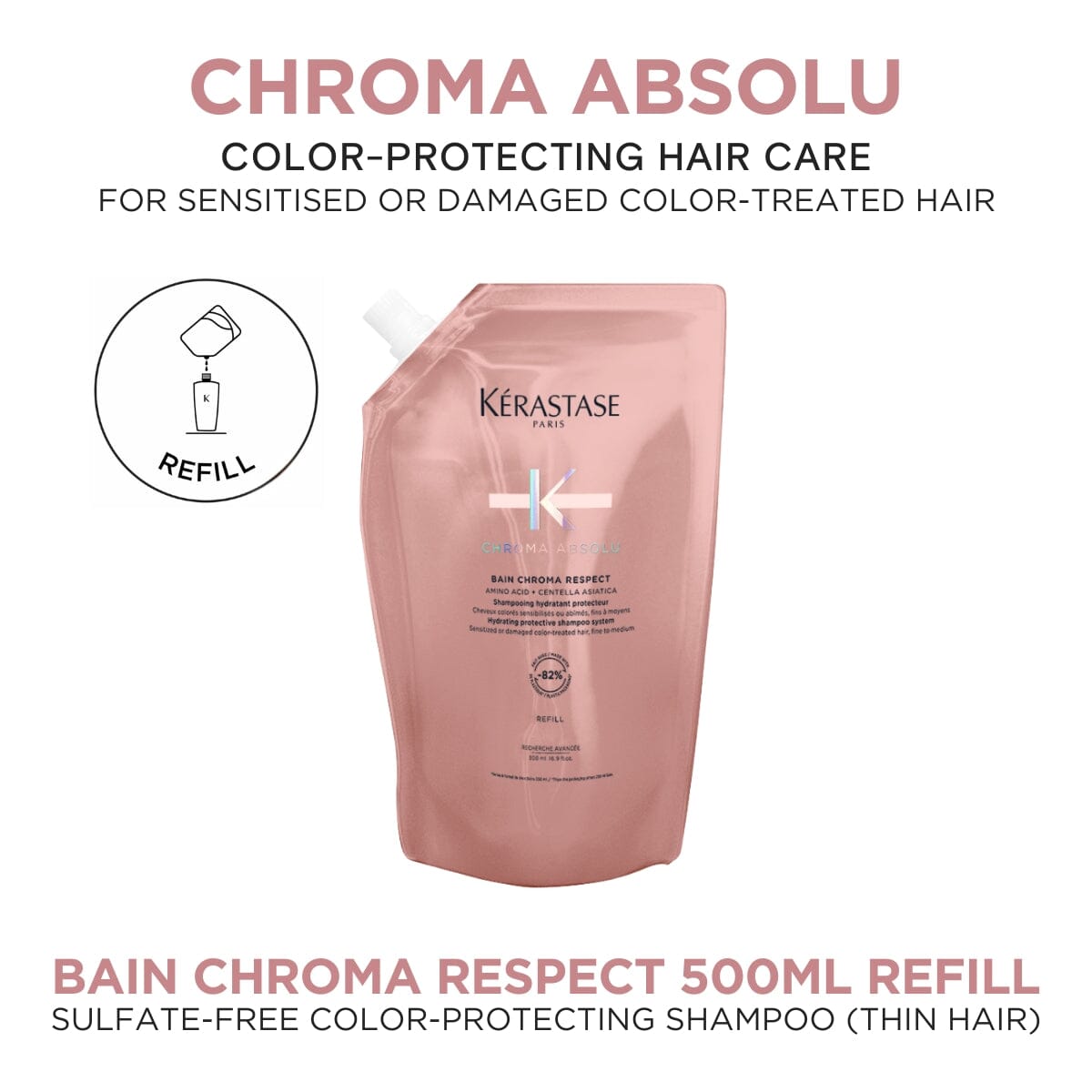 Kérastase Chroma Absolu Sulfate-Free Hydrating Protective Shampoo (Thin Hair)